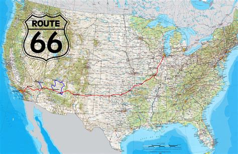 route 66 map nevada.